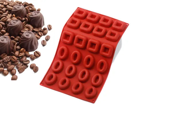 Flexibake - Carré et Ovale - 24 Formes