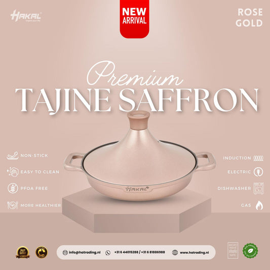 Tajine Premium Rose Gold Saffron