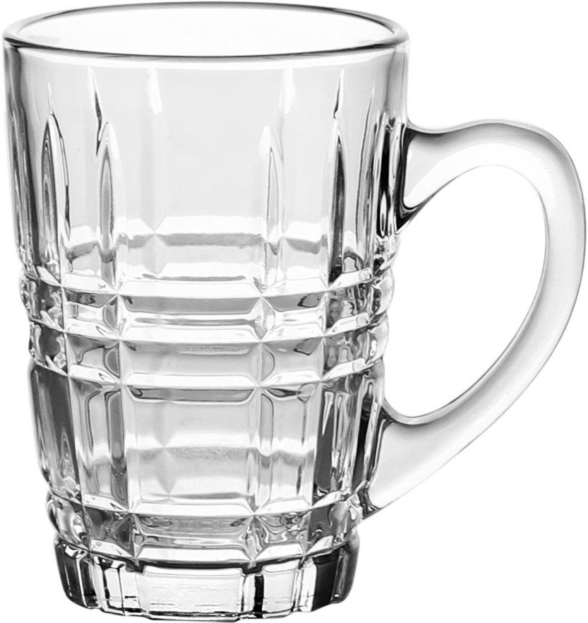 Verre cristal rainures parallèles avec poignée