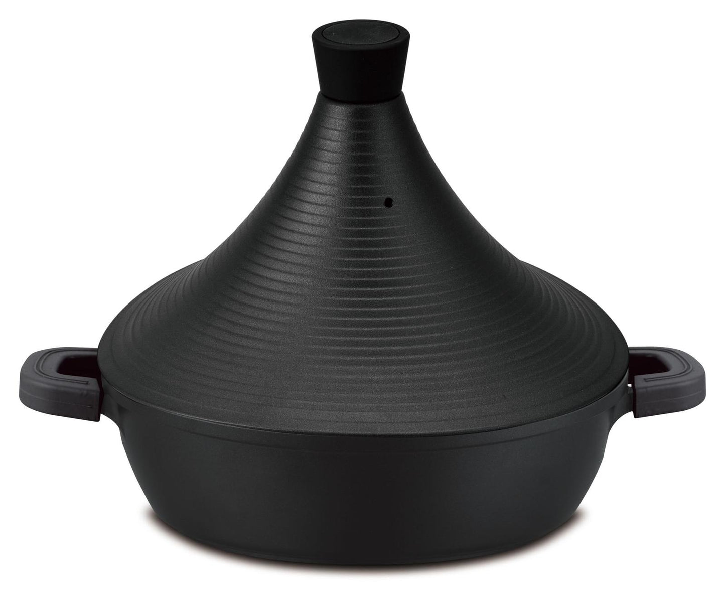 Tajine noir Marocain en fonte d'aluminium