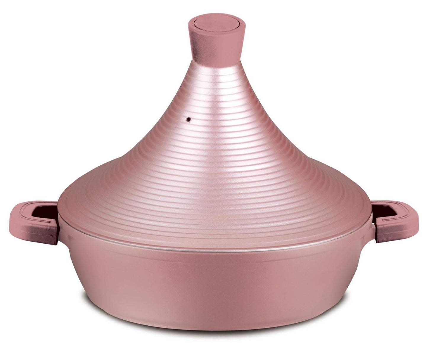 Tajine rose Marocain en fonte d'aluminium