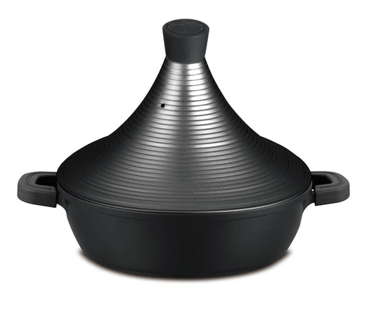 Tajine gris Marocain en fonte d'aluminium