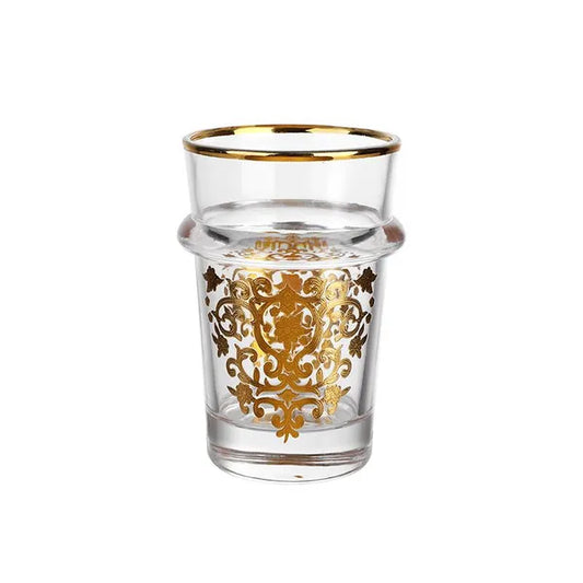 Verres à thé marocains (Beldi Gold)