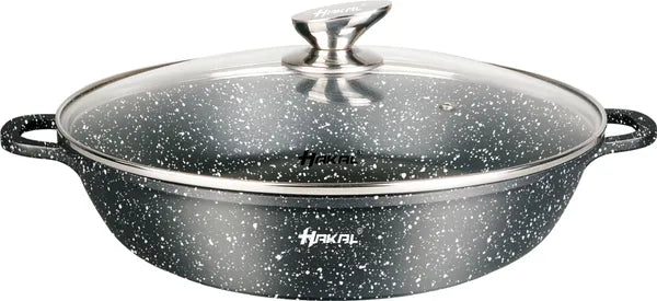 Hakal Cocotte basse en marbre noir