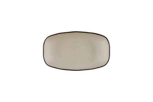 Ovale organique taupe