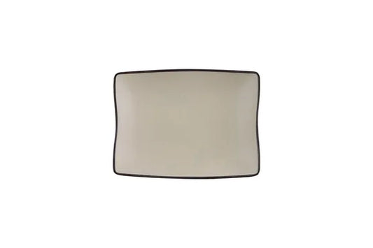 Rectangle organique taupe