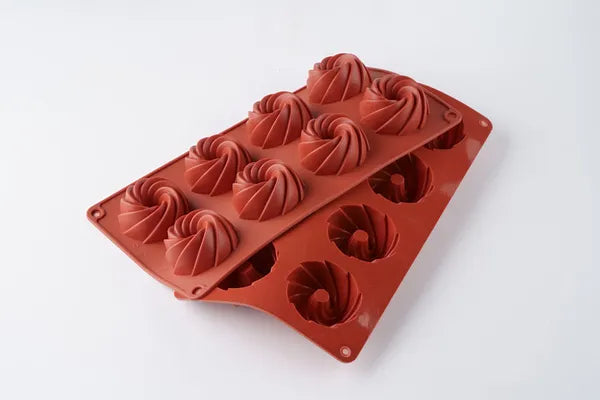 FlexiBake - Swirl Turban - 8 moules