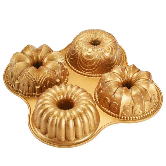 Moule à Gâteau Quatuor Doré