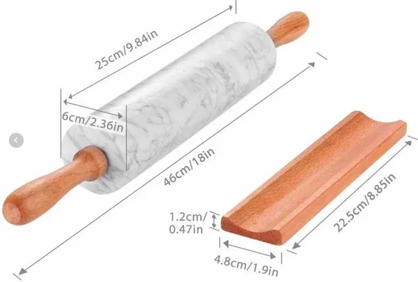Hakal Rouleau à Pâtisserie en Marbre
