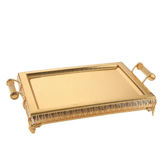 Plateau de style antique Hakal doré