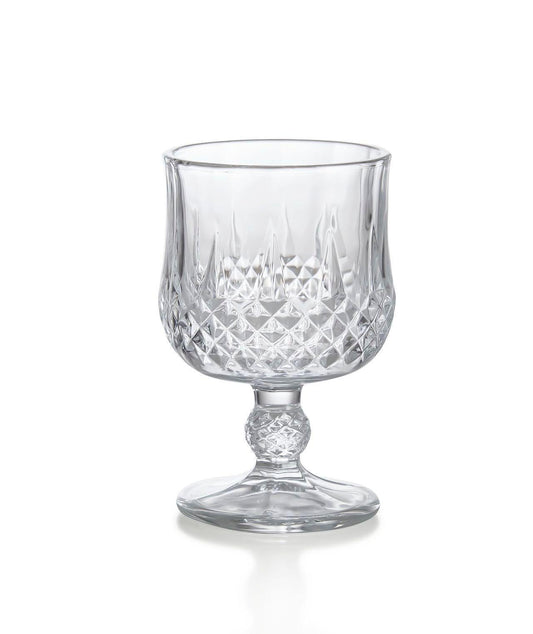 Verre en cristal à pied